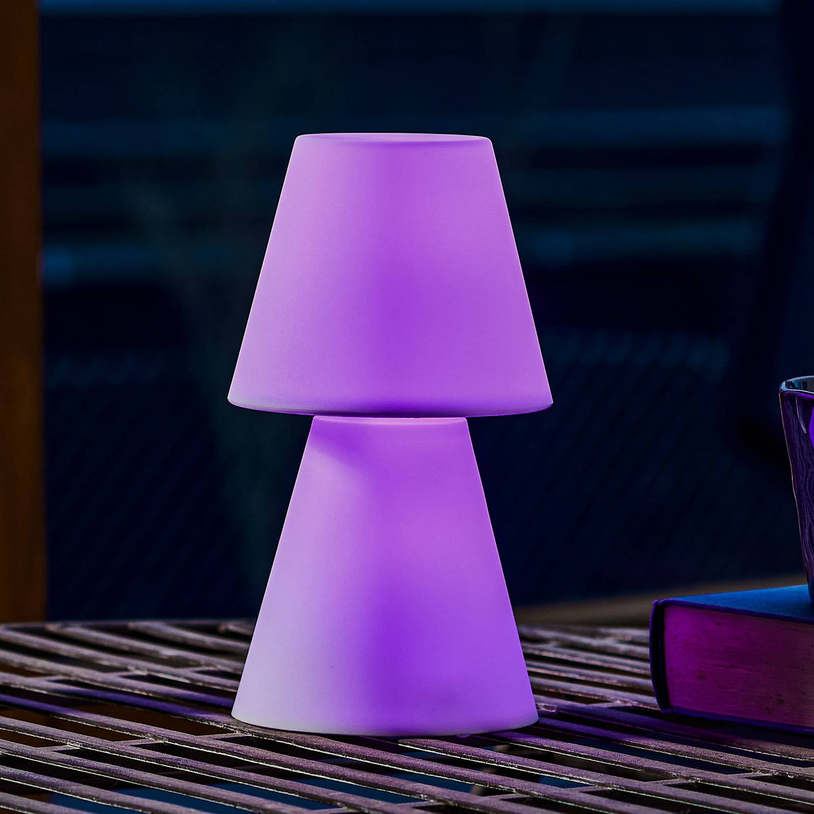 foto del prodotto lampada led da tavolo newgarden lola 20 con batteria ricaricabile