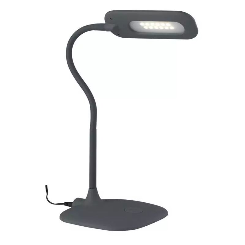 foto del prodotto lampada led darwin grigia, 450 lm