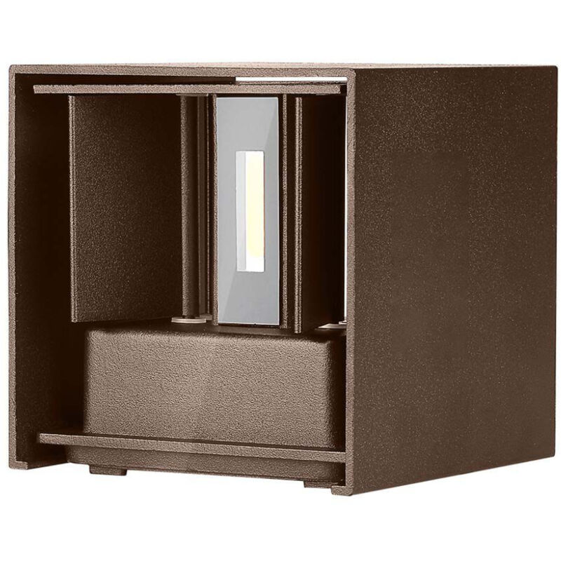 foto del prodotto lampada led doppio led cob 11w 140lm w corten fascio regolabile bianco caldo ip65 v tac