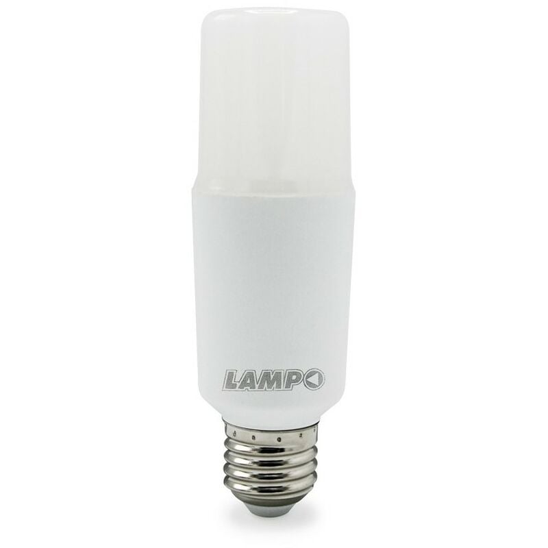 foto del prodotto lampada led e27 15w luce fredda, 6500k, 1400 lumen, tubolare allungata, apertura luce 220 , a 