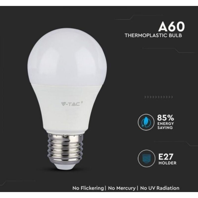 foto del prodotto lampada led e27 a60 12w 1055 lm caldo 3000k dimmerabile chip samsung sku 20044