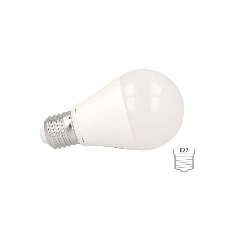foto del prodotto lampada led e27 a60 bulbo 10w 75w 220v bianco caldo 2800k 21 smd 5630 sku 228