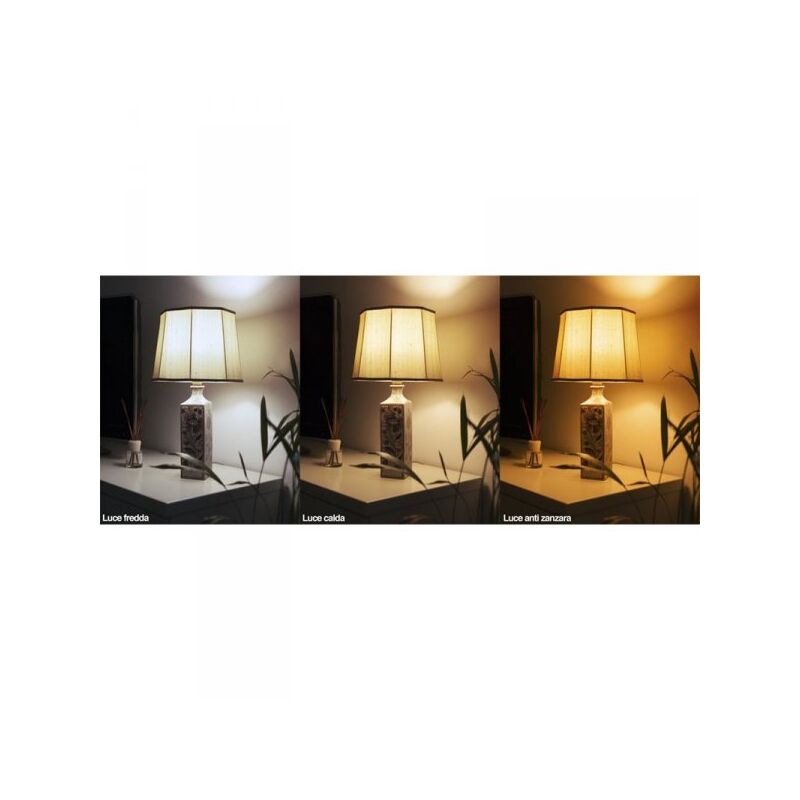 foto del prodotto lampada led e27 anti zanzara repellente 8w a60 ac110v 220v cct 1800k 3800k 5800k 3 in 1 triled b8wymr