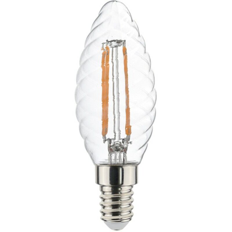 foto del prodotto lampada led filamento maurer tortiglione e14 4,5w 470lm 2700k l.calda