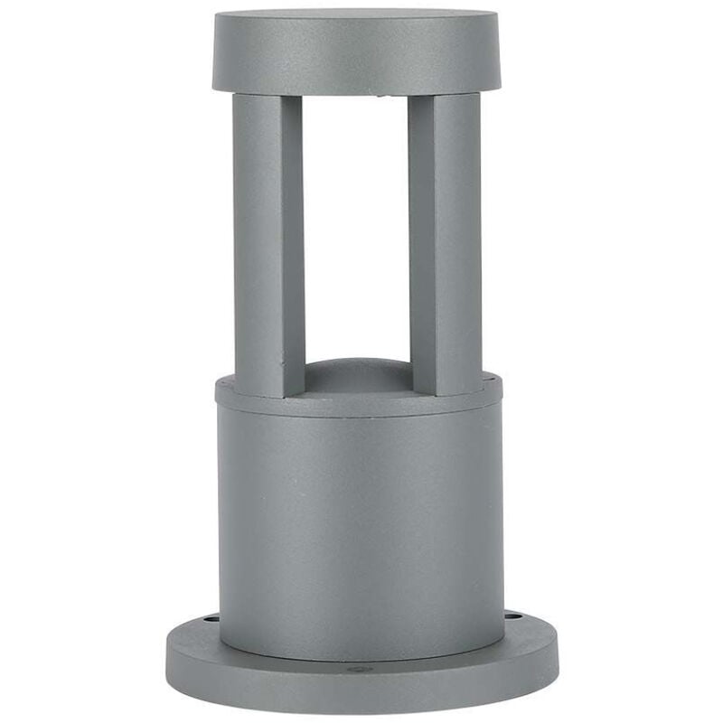 foto del prodotto lampada led giardino fissaggio a terra led cob 10w grigio h 25cm bianco freddo ip65 v tac