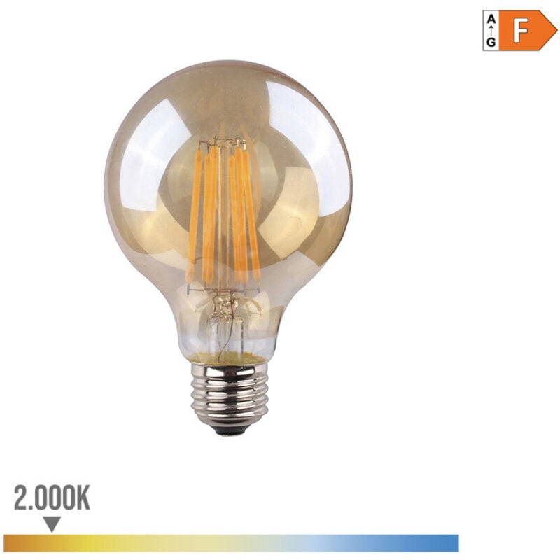 foto del prodotto lampada led globo vintage12 vetrofralatn e27 720 8w 720 720lm 2000 2000kfralatn 8x12cm