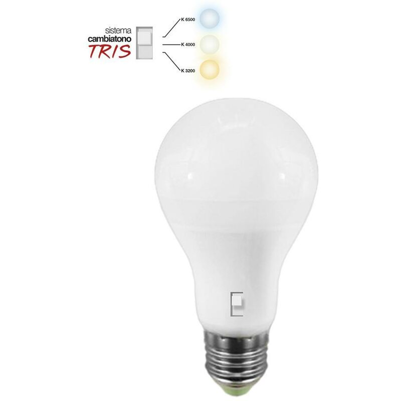 foto del prodotto lampada led goccia 12w e27 con sistema cambiatono stone 11025 bnc