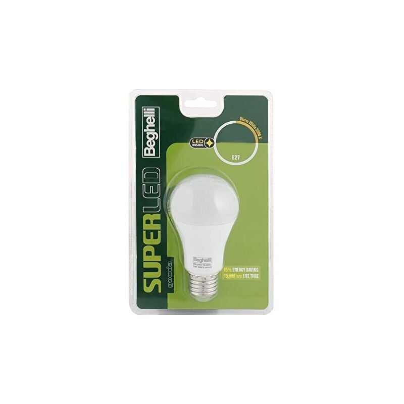foto del prodotto lampada led goccia e27 10w 3000k superled