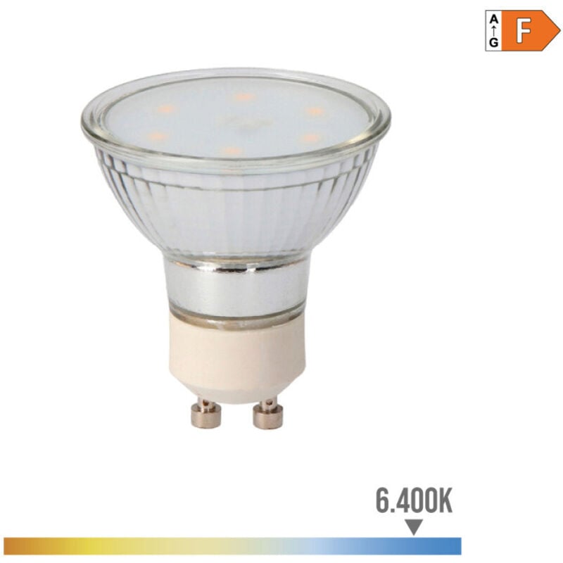 foto del prodotto lampada led gu10 5wfralatn vetro dichroico 400 400lm 64 6400kfralatn luce fredda5 5x5,5cm