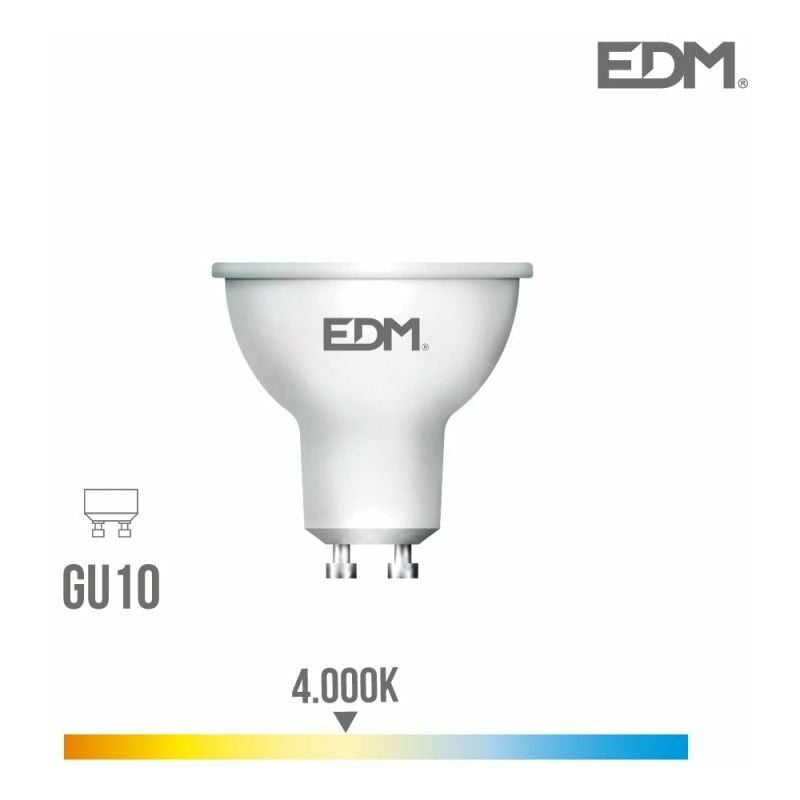 foto del prodotto lampada led gu10 8w 7 710lm 4000 4000kfralatn luce del giorno 120 120 5x5,5cm
