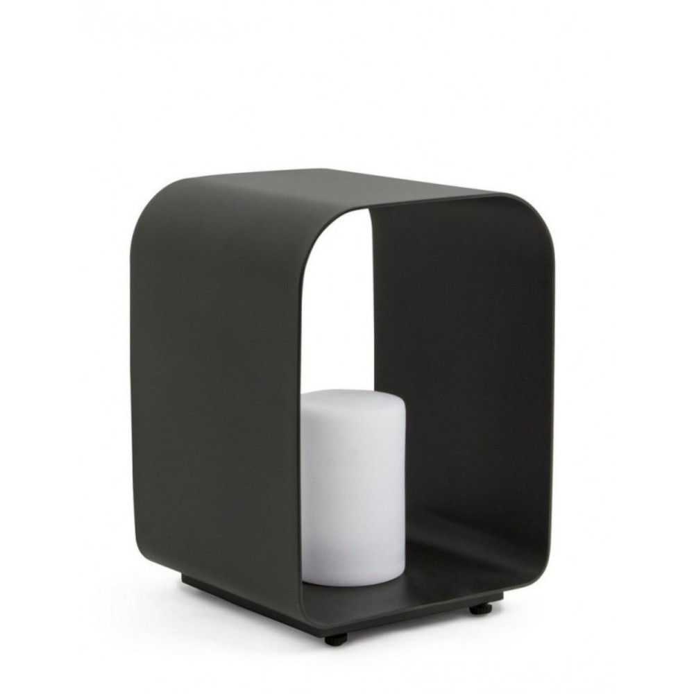 foto del prodotto lampada led in alluminio ridley antracite 35h cm