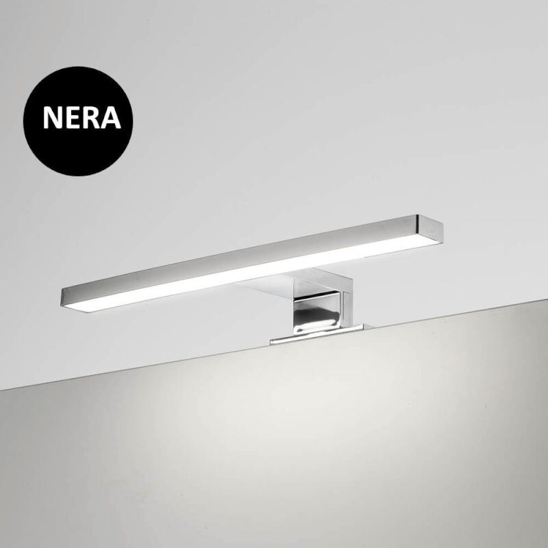 foto del prodotto lampada led kyra per bagno 300 mm nera