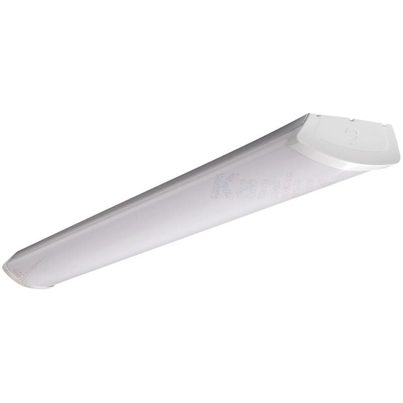 foto del prodotto lampada led lineare 2x120cm t8 ricambiabile bianco acciaio ps