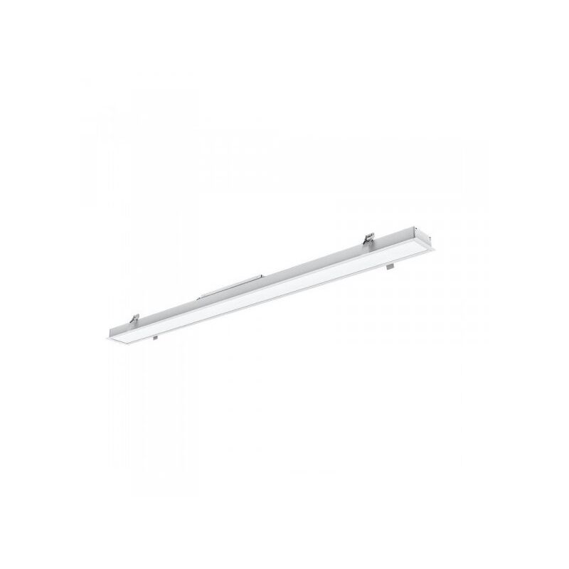 foto del prodotto lampada led lineare da incasso 40w 4000k 1211mm allungabile fino a 12 metri corpo bianco sku 381