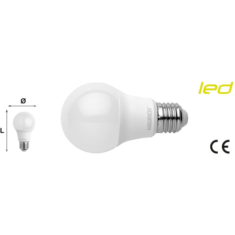 foto del prodotto lampada led maurer goccia smer. e27 20w 2452lm 2700k l.calda