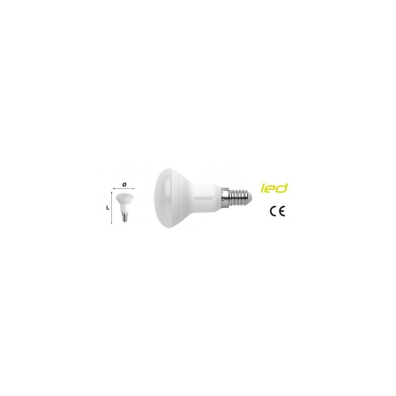 foto del prodotto lampada led maurer reflector 50 e14 4,9w 470l 2700k l.calda