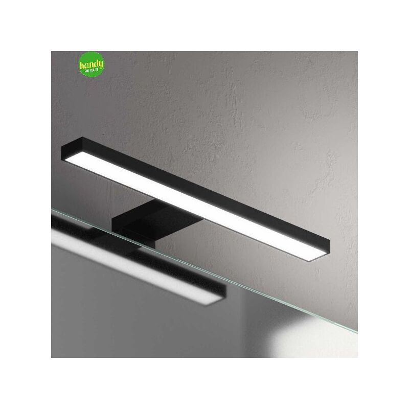 foto del prodotto lampada led mobo 30cm nera luce naturale
