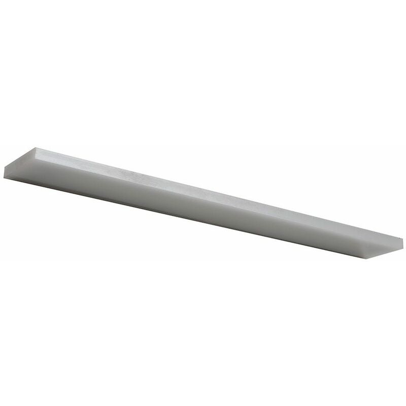 foto del prodotto lampada led moderna per bagno 40 cm in acciaio e plexiglass
