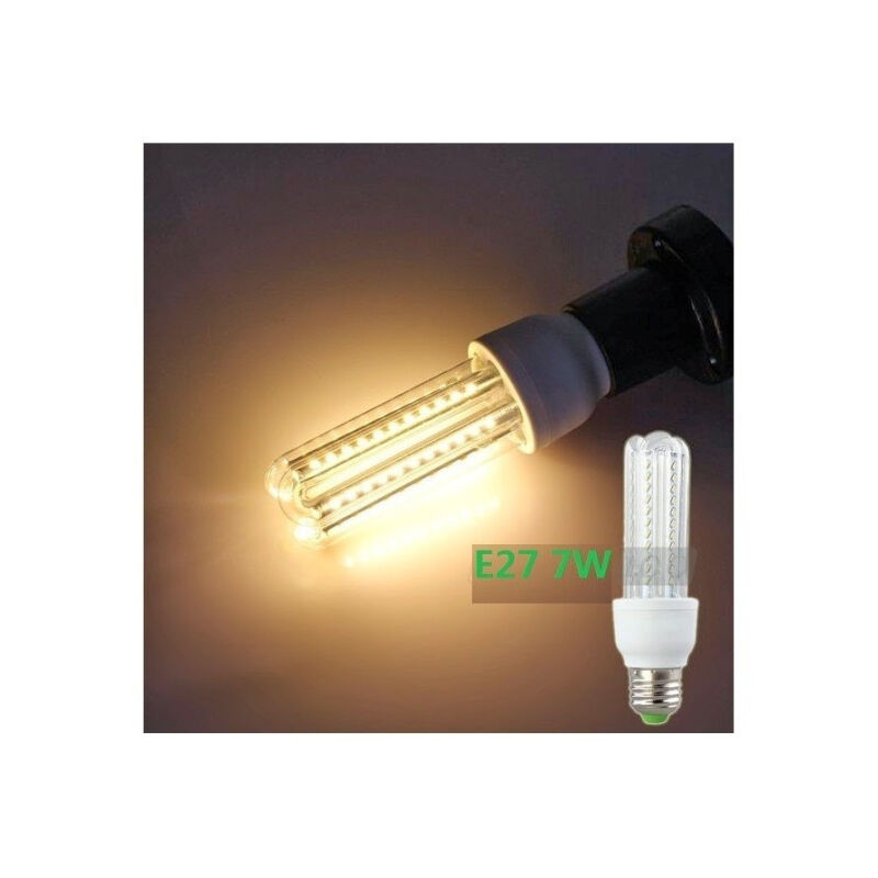 foto del prodotto lampada led nuovo e27 3014 smd 7w bianco freddo e bianco caldo bianco caldo e14 trade shop traesio