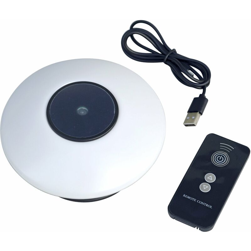 foto del prodotto lampada led ombrellone da giardino con telecomando