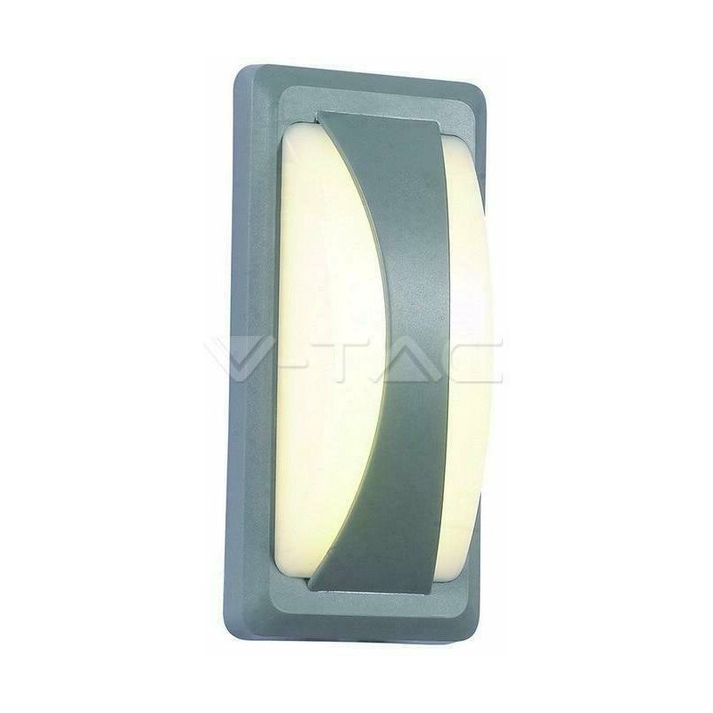 foto del prodotto lampada led ovale da parete grigia da 12w 4200k 8246 v tac