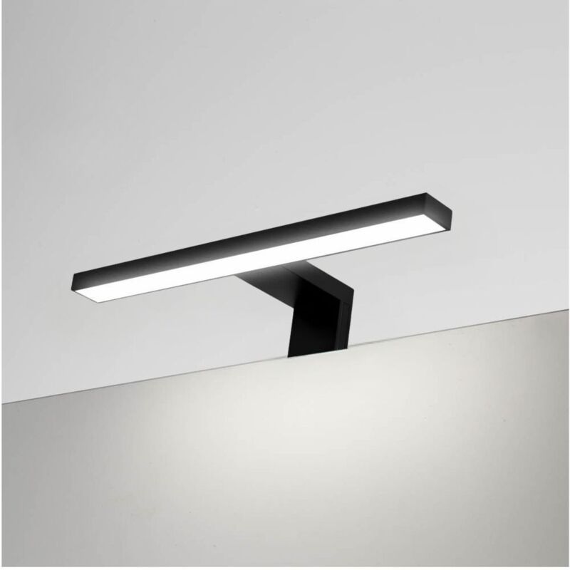 foto del prodotto lampada led per bagno colore nera 300 mm 5w kyra