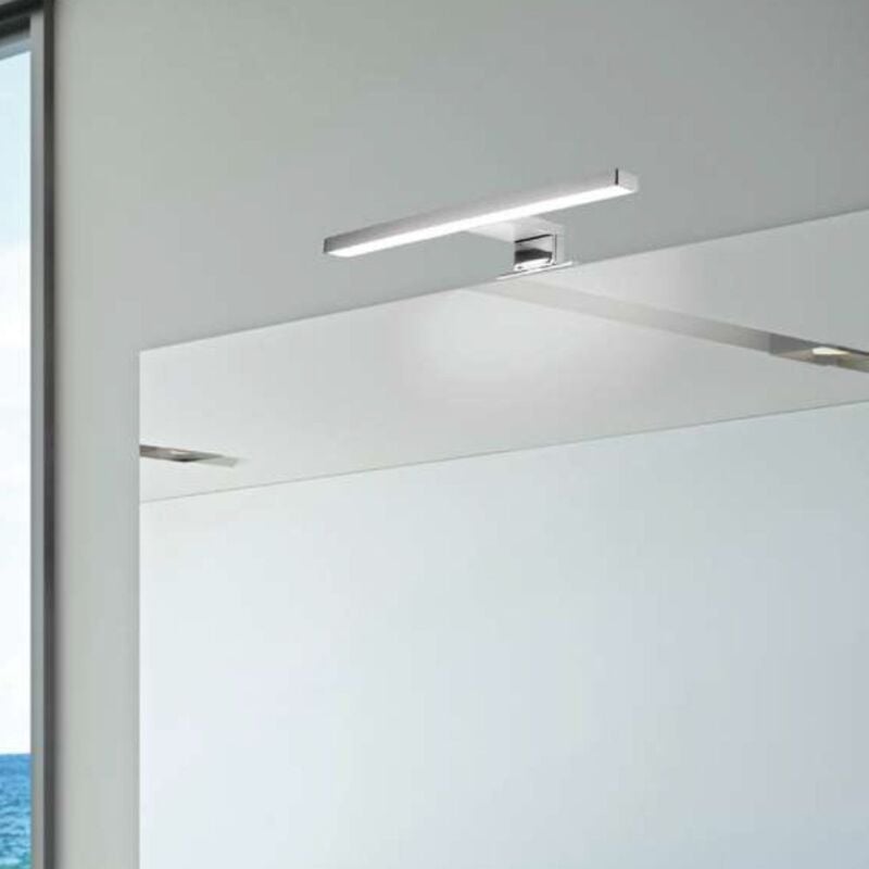 foto del prodotto lampada led per bagno kyra 300 mm colore cromato