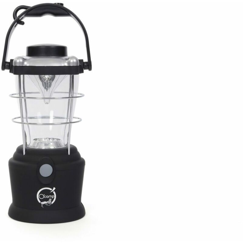 foto del prodotto lampada led per esterni portatile con manico e bussola inclusi noir