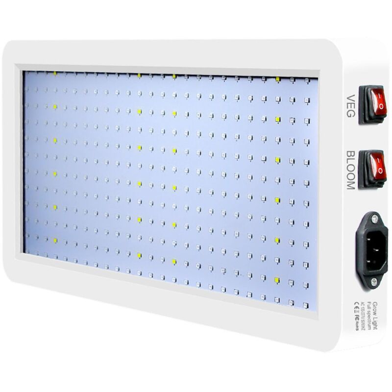 immagine 0 del prodotto lampada led per piante da interno da 1000 w, doppio interruttore per veg e bloom, impermeabile ip65, lampade sospese per la crescita delle piante per