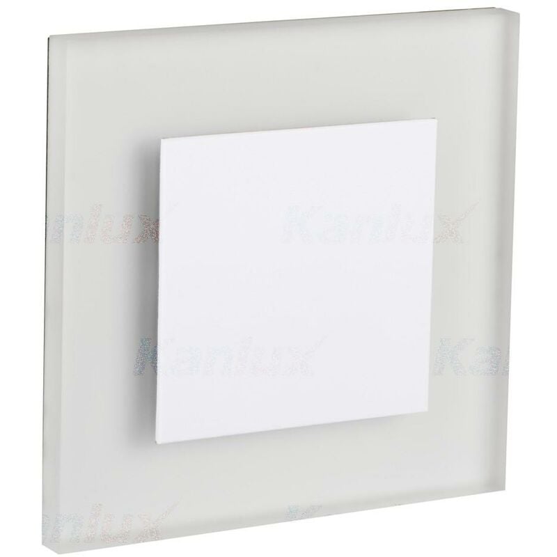 foto del prodotto lampada led per scalinate infisso sul muro bianco 4000k 0,8w quadrato