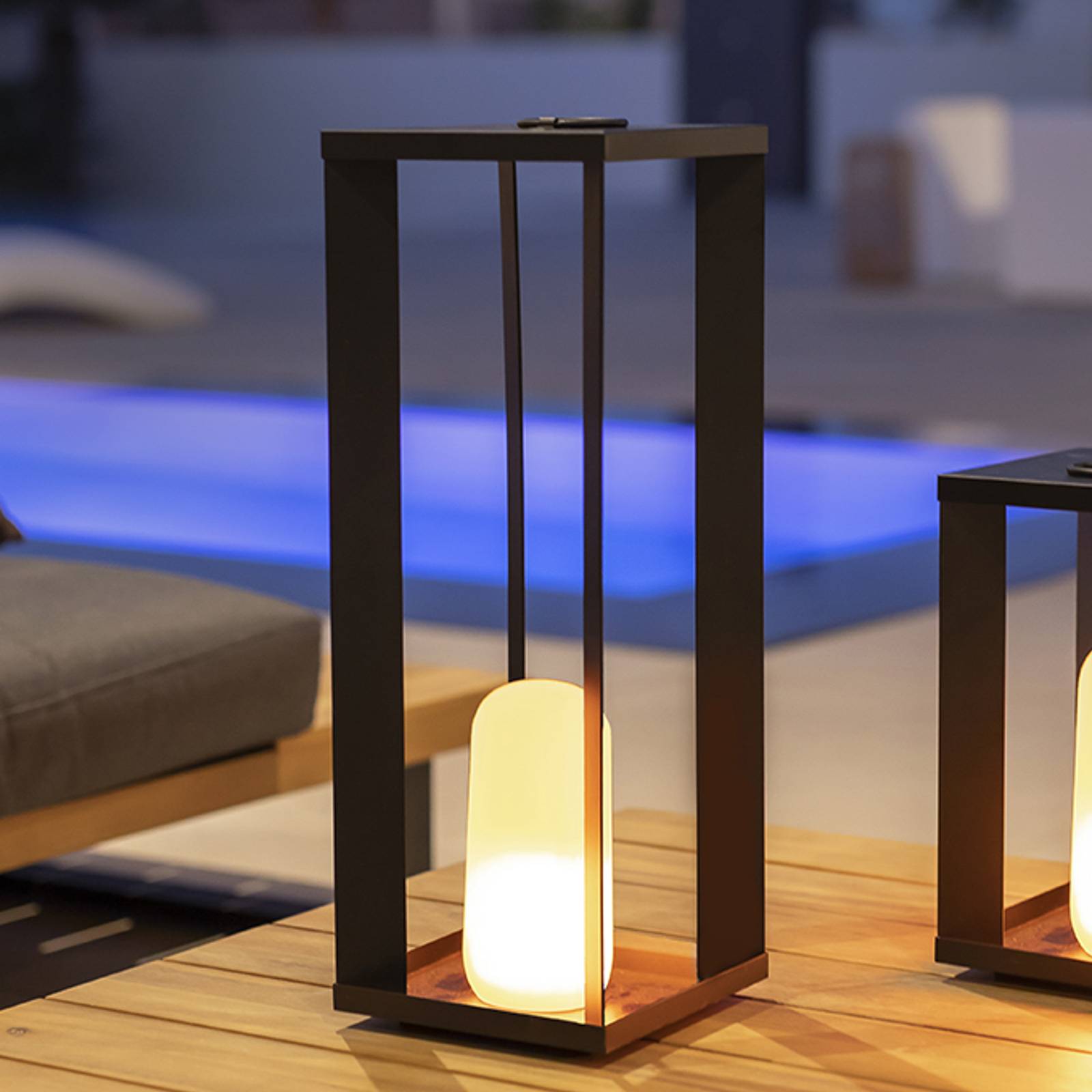 foto del prodotto lampada led per terrazza newgarden siroco, altezza 50 cm