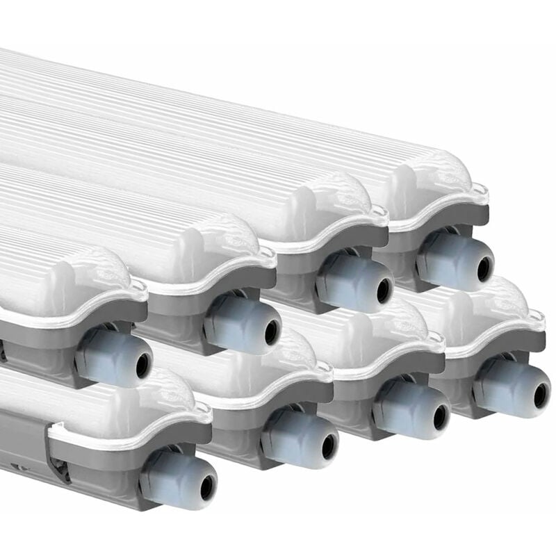 foto del prodotto lampada led resistente all'umidità da 127,5 cm lampada led da officina per garage con tubo led bianco freddo lampada da bagno a led 18 watt, 1700lm