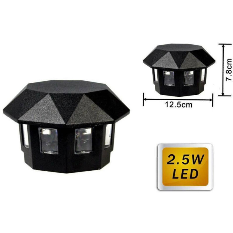 foto del prodotto lampada led rgb per esterno 2,5 watt applique a parete luce colorata ip55 es31 trade shop traesio