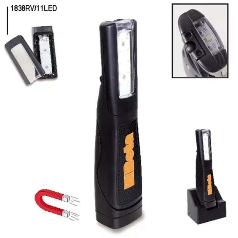 foto del prodotto lampada led ricaricabile beta 1838 11led 320
