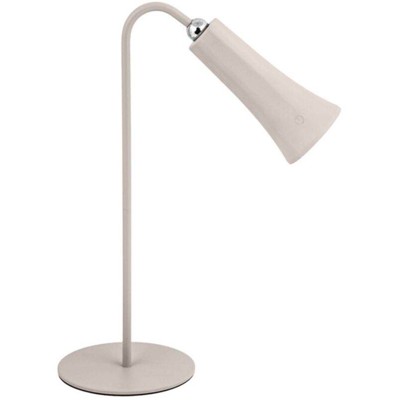 foto del prodotto lampada led ricaricabile da tavolo alice beige 12 pezzi