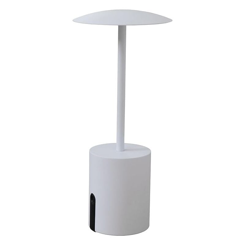 foto del prodotto lampada led rocket ricaricabile e dimmerabile bianca