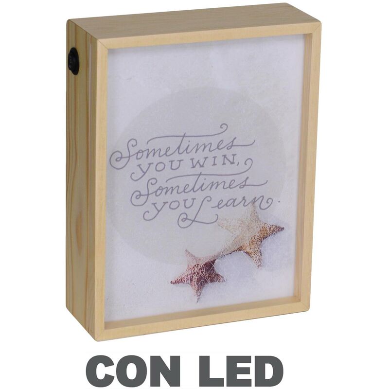foto del prodotto lampada led scritte cm 20x8h26