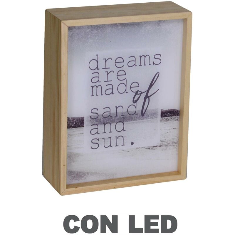 foto del prodotto lampada led scritte cm 20x8h26