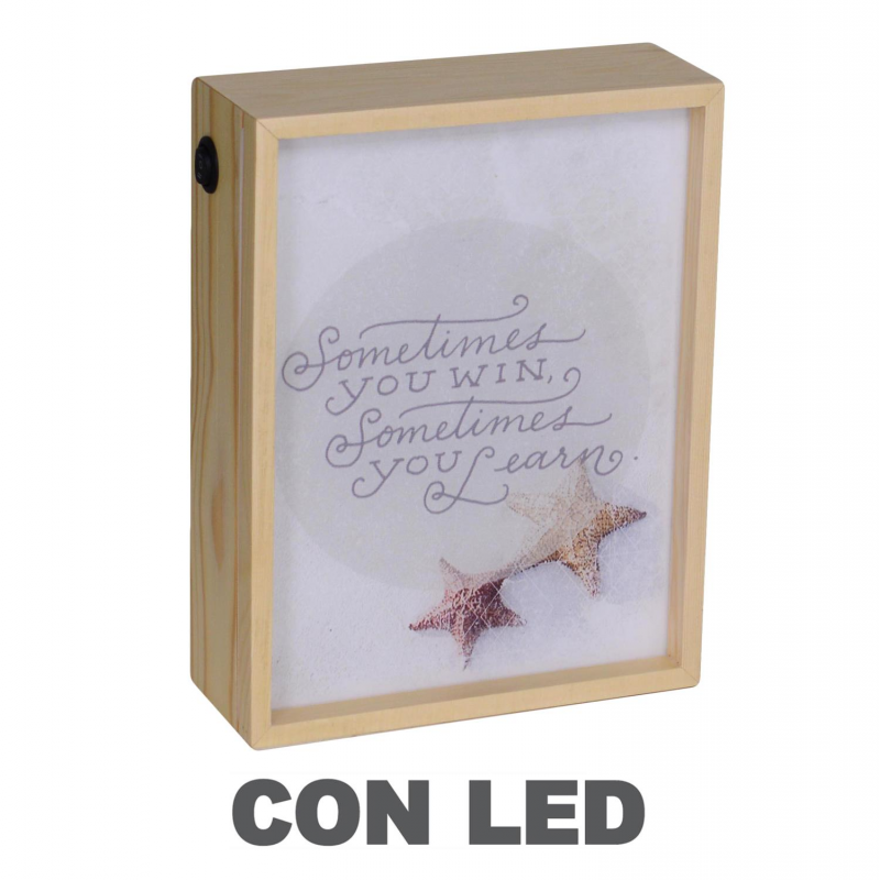 foto del prodotto lampada led scritte cm20x8h26