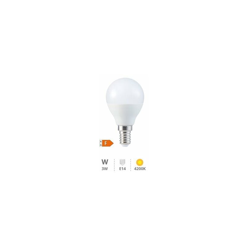 foto del prodotto lampada led sferica 3w e14 4200k