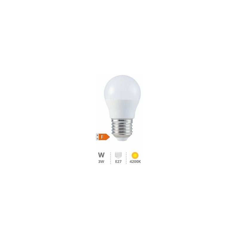 foto del prodotto lampada led sferica 3w e27 4200k
