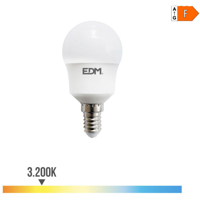 foto del prodotto lampada led sferica e14 8,5w 880lm 3000k luce calda