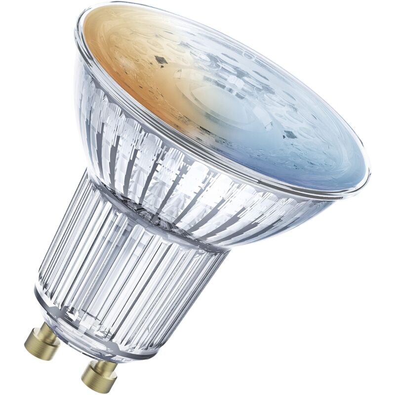 foto del prodotto lampada led smart con riflettore e tecnologia bluetooth, base gu10, colore della luce variabile, 2700 6500 k, dimmerabile, sostituisce 40 w, smart 