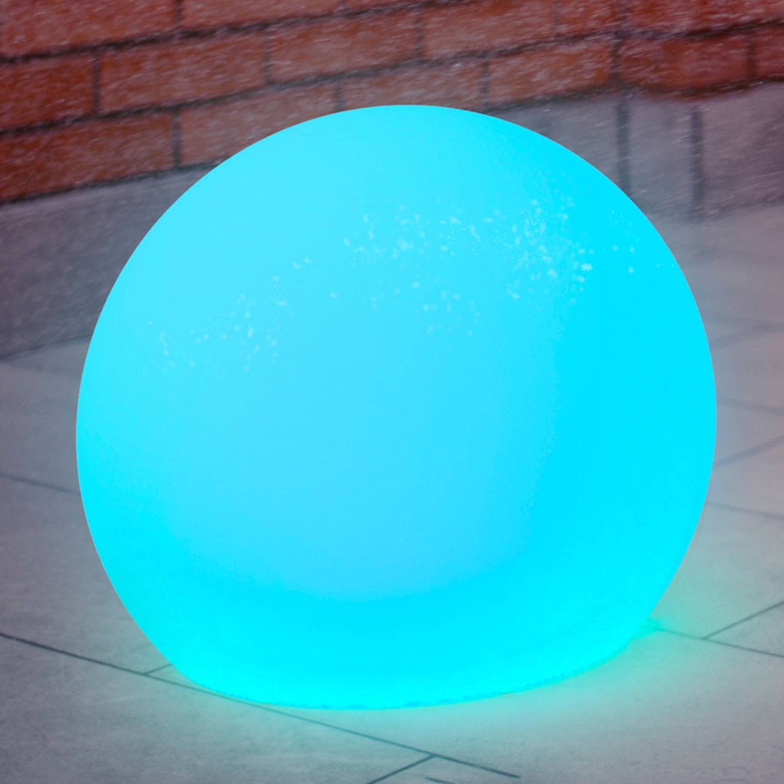 foto del prodotto lampada led solare newgarden buly globo ip65, 50cm