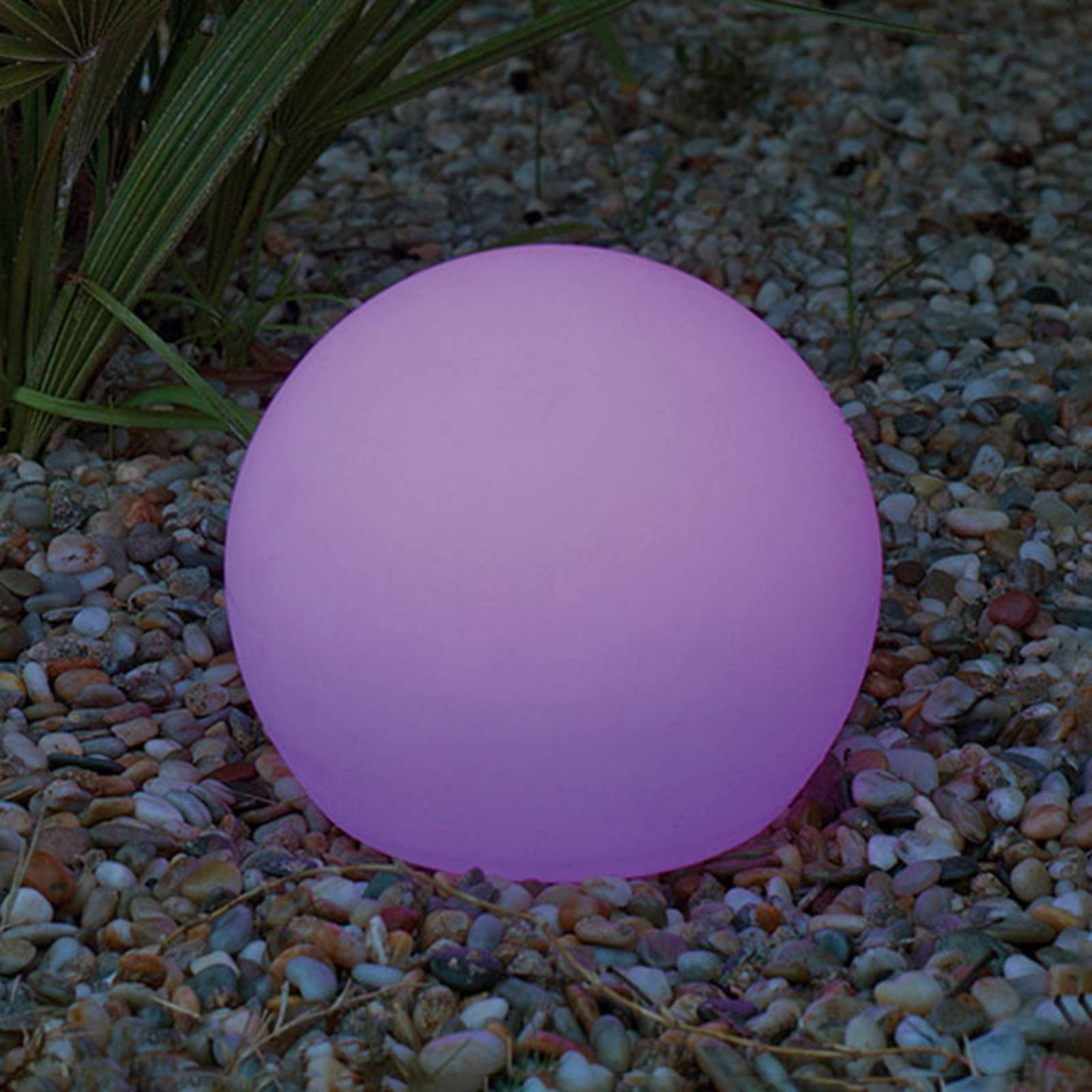 foto del prodotto lampada led solare newgarden buly globo ip65, 60 cm