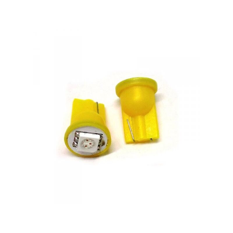 foto del prodotto lampada led t10 w5w 1 smd arancione frecce laterale 12v