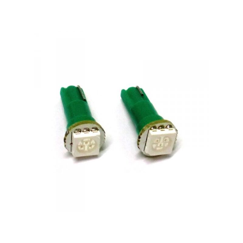 foto del prodotto lampada led t5 w1,2w 1 smd verde luci cruscotto 12v