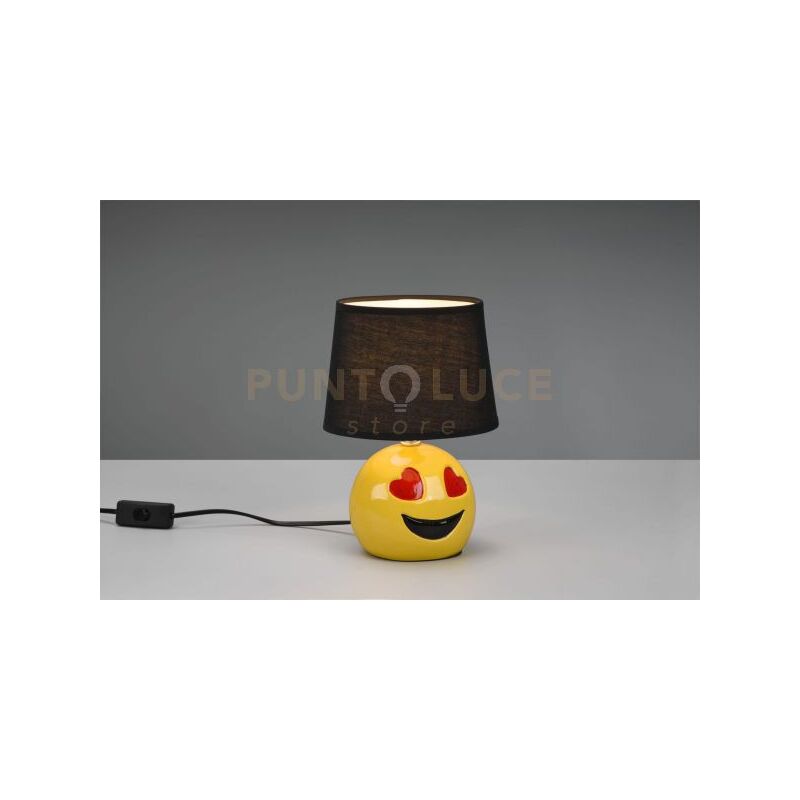 foto del prodotto lampada loveley in ceramica smile cuoricini r51191002