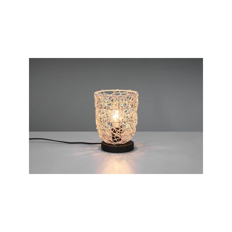 foto del prodotto lampada lovis h.22cm in rattan naturale r51141036