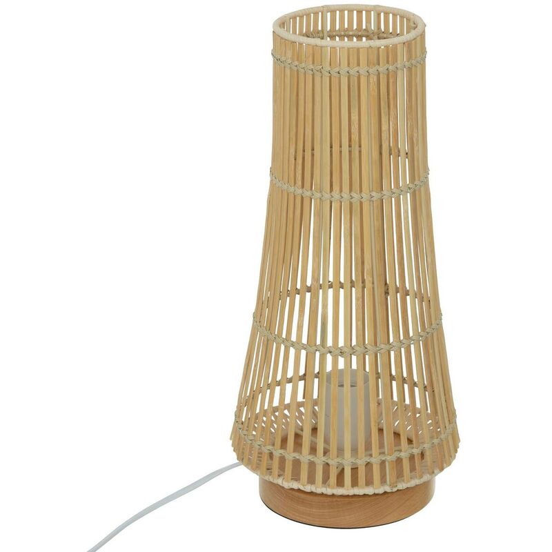 foto del prodotto lampada mahe h38cm beige atmosphera cr ateur d int rieur